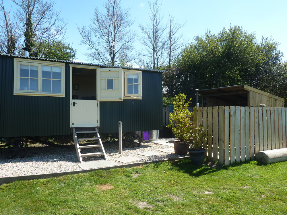 Shepherd Hut Glamping in Cornwall