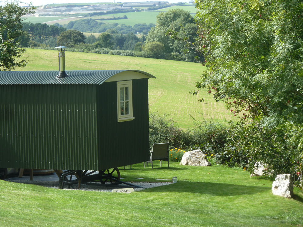 Shepherd Hut Glamping in Cornwall